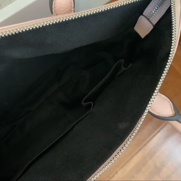 Vince Camuto Expandable Dusty Rose Handbag with Shoulder Strap (EUC) - Picture 9 of 13